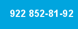 922 852-81-92 922 852-81-92